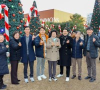 김경희 이천시장, 모가면 크리스마스마켓 방문